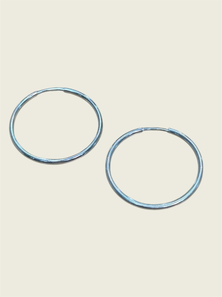 Candonga aguja en plata Diam2.5cm