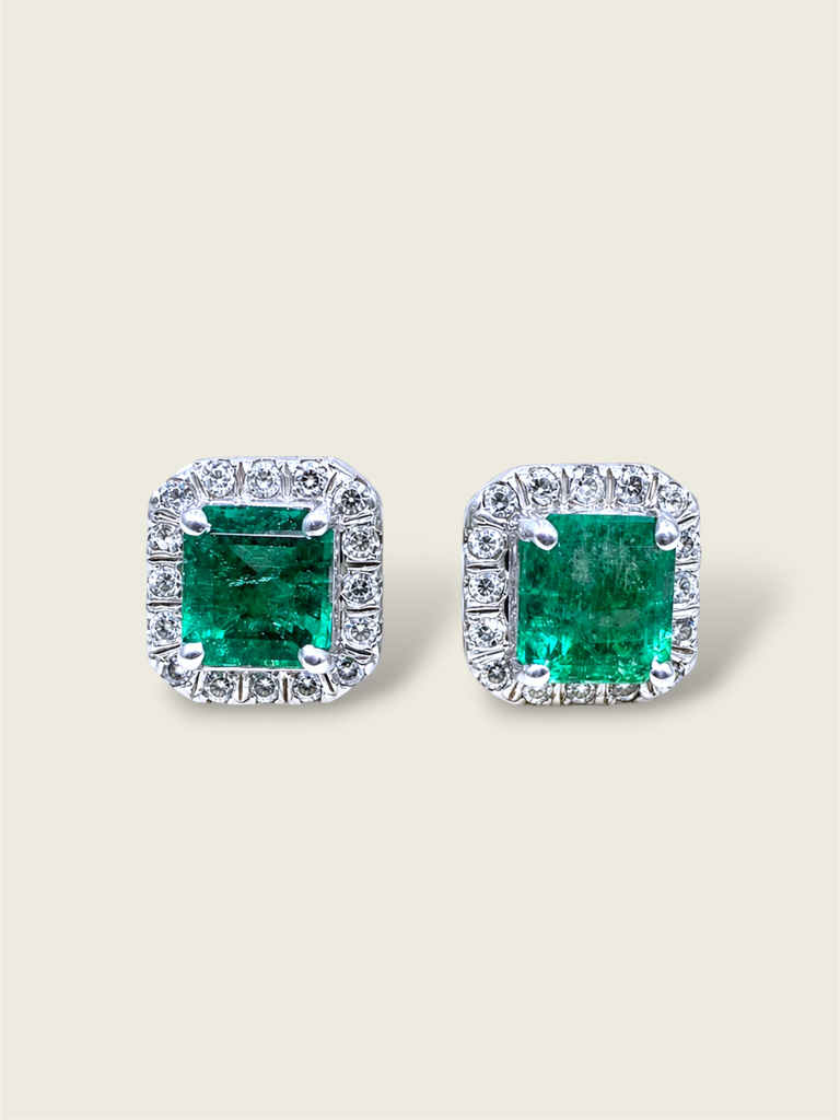 [A0322 AR] Aretes marquesa en plata rodinada con esperaldas (1,58 Qt) y circones Cert.0154485